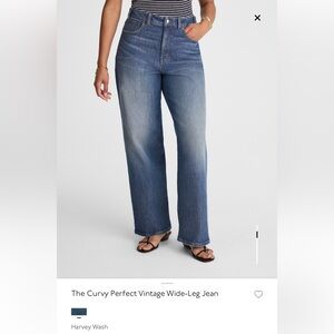Madewell curvy perfect vintage Wide-Leg Jeans